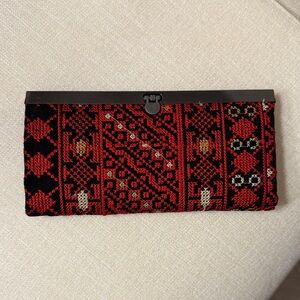 Tatreez Embroidered Clutch